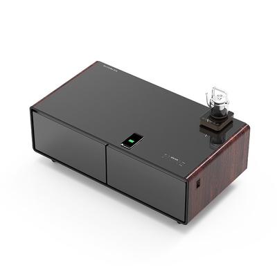 Hôtel multi-fonctionnel de recharge sans fil double USB Smart Table à café avec porte de tiroir