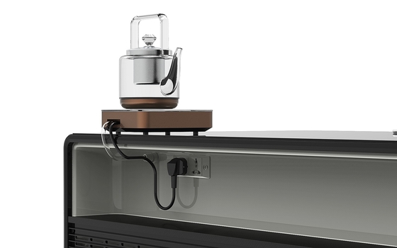Table tactile avec haut-parleur de réfrigérateur Chargeur de téléphone et contrôle d'écran tactile