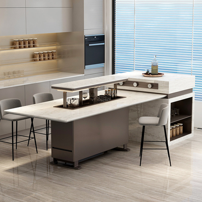 Meubles de bureaux multi-fonctionnels Table de bar à domicile avec plafond de marbre réfrigéré