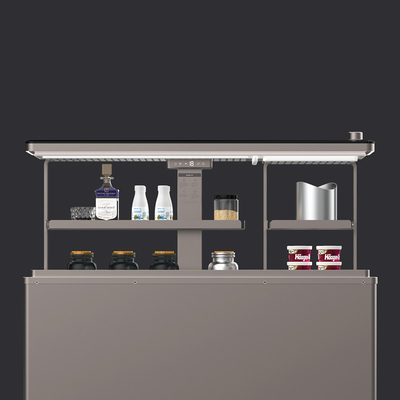 Compresseur intégré Table à glace pour alliage d'aluminium Table à café multifonctionnelle