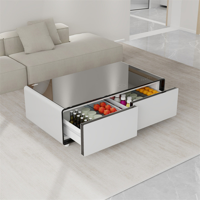 Refrigerateur moderne mini-intelligent avec recharge sans fil