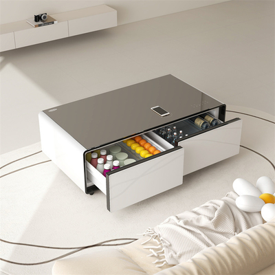 Refrigerateur moderne mini-intelligent avec recharge sans fil