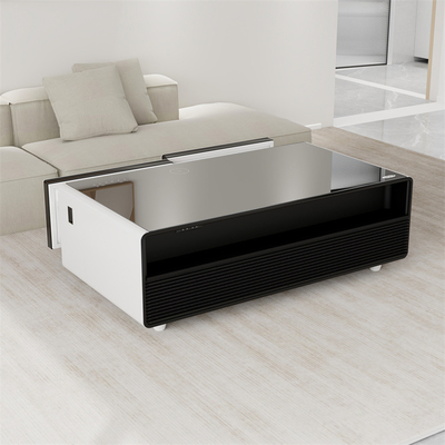 Réfrigérateur de table à thé intelligent en acier inoxydable avec plage de surveillance du dioxyde de carbone