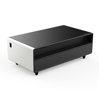 Table de côté moderne et élégante avec chargeur lumineux intégré et refroidisseur de boissons convertible