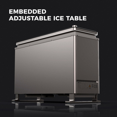 220V Multifonctionnel Ascenseur monté Table de glace réglable intégrée pour les meubles de salon