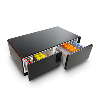 Meubles de salon Armoire à vin réfrigérateur avec table basse et refroidisseur de bière
