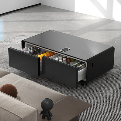 110/50-60hz Table intelligente moderne avec tiroirs haut-parleurs de musique Table réfrigérateur TB135