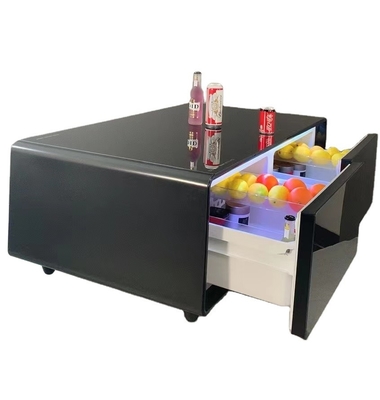 Accueil Meubles modernes stylés Table à café en acier inoxydable métallique pour le salon