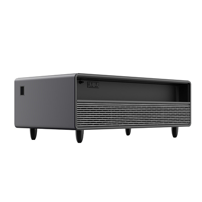 Mini réfrigérateur avec haut-parleur de musique et table de recharge de téléphone
