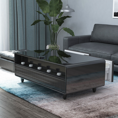 Meubles de maison élégants table basse multifonctionnelle avec réfrigérateur de meubles intelligents