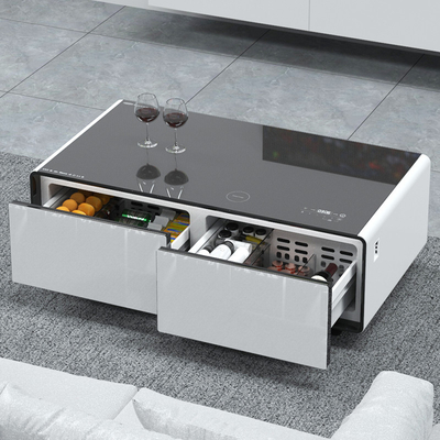 Réfrigérateur de table à café convertible pour hôtel et restaurant avec fonctionnalités polyvalentes