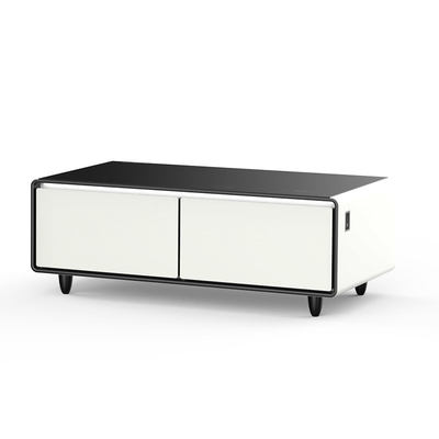 2024 Meubles de salon Table à café intelligente avec recharge sans fil et écran tactile