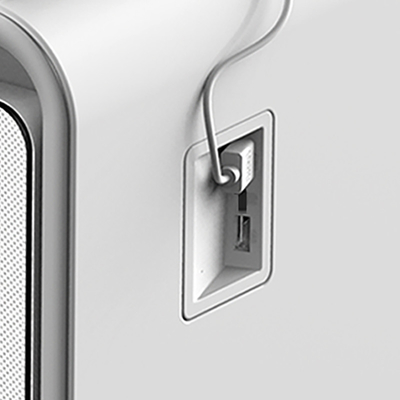 75W Première maison moderne réfrigérateur intelligent haut-parleur Table avec tiroir rafraîchissant chargeur USB Chargeur sans fil