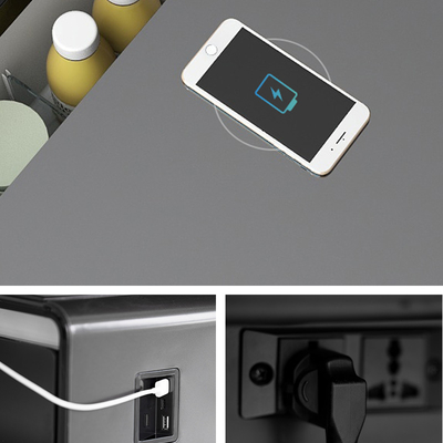 Meubles intelligents Cabinet de vin Primst Table centrale avec une capacité de stockage de 135L