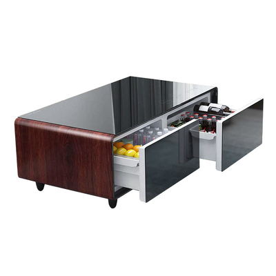 Première petite réfrigérateur commercial table basse intelligente pour boissons et système de refroidissement