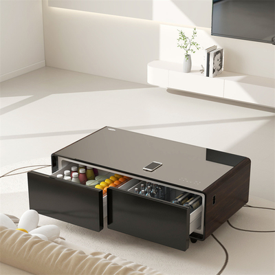 Réfrigérateur à deux portes intelligent commercial de 75 W pour meubles de salon et de chambre