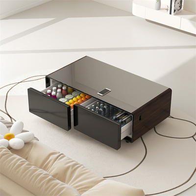 Meubles de chambre à coucher Centre métallique Tables basses avec tiroir Salon moderne Luxe