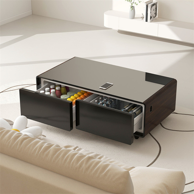 Meubles de chambre à coucher Centre métallique Tables basses avec tiroir Salon moderne Luxe