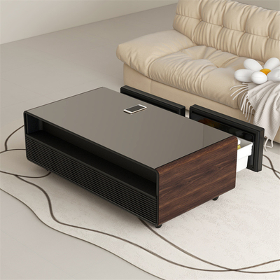 Meubles de chambre à coucher Centre métallique Tables basses avec tiroir Salon moderne Luxe