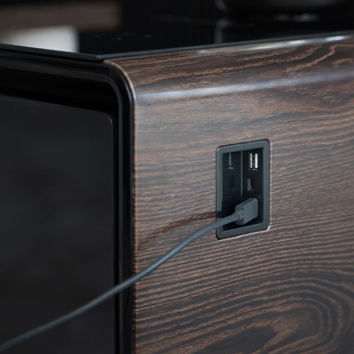 Table à thé intelligente avec contrôle électronique de la température et charge sans fil