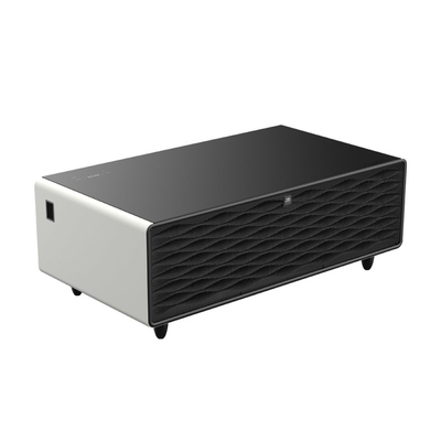 Capacité 135L Charge sans fil Lecteur de musique Smart Table à café avec couleur personnalisée