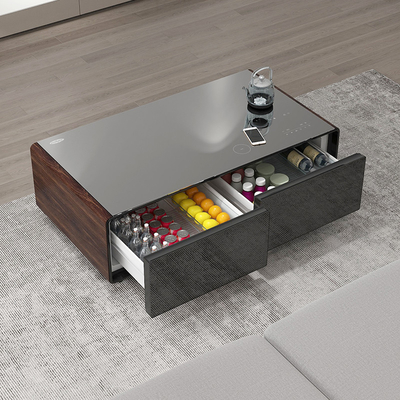 Améliorez votre salon avec cette table basse, lecteur de musique intégré et charge USB