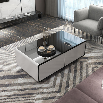 Améliorez votre salon avec cette table basse, lecteur de musique intégré et charge USB