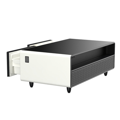 Première table à café 2 tiroirs du réfrigérateur 2 ports de recharge USB Lecteur audio intégré