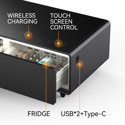 Chargeur sans fil Table tactile intelligente en métal pour les meubles de salon modernes en 2024