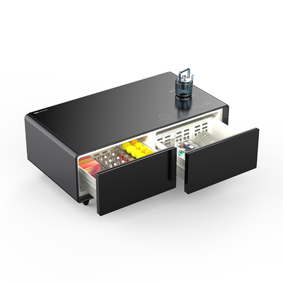 Table à deux portes personnalisée Mini Bar Frigo Drawer avec table basse multifonctionnelle