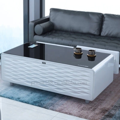 Table à café 130L avec musique à commande tactile intelligente et 110220 Voltage Compatible