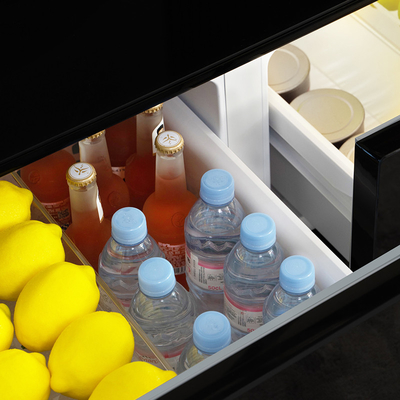 Table à deux portes personnalisée Mini Bar Frigo Drawer avec table basse multifonctionnelle