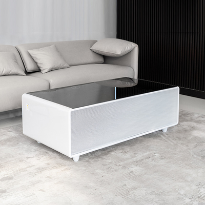 Table à café à tiroir réfrigéré multifonctionnel pour meubles de salon modernes