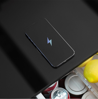 75W PRIMST réfrigérateur intelligent à double porte avec recharge sans fil et meubles intelligents