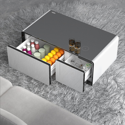 Style de design moderne Meubles intelligents Refroidisseur de vin avec table basse multifonctionnelle
