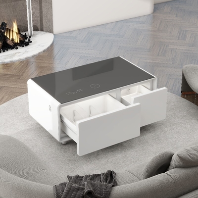 La première table de chambre moderne avec chargeur sans fil