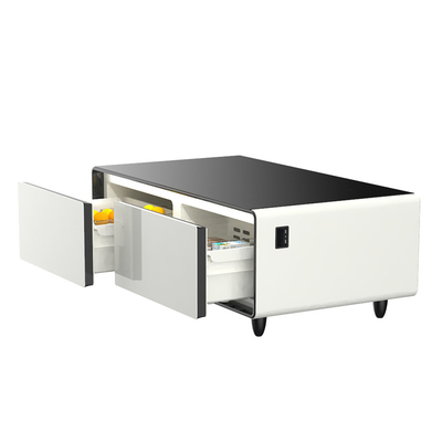 Réfrigérateur à double porte à refroidissement thermoélectrique avec table basse intelligente et moule privé