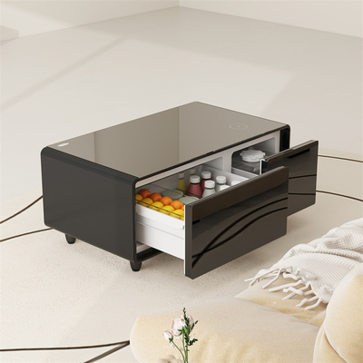 Meubles de salon moderne réfrigérateur Table réfrigérateur avec 90L tiroir réfrigéré