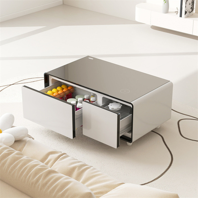 Améliorez votre espace de vie avec ce meuble intelligent moderne et une table basse de style européen