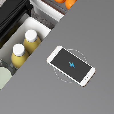 Chargeur sans fil équipé d'un refroidisseur de vin Primst avec un design moderne et une capacité de 93L