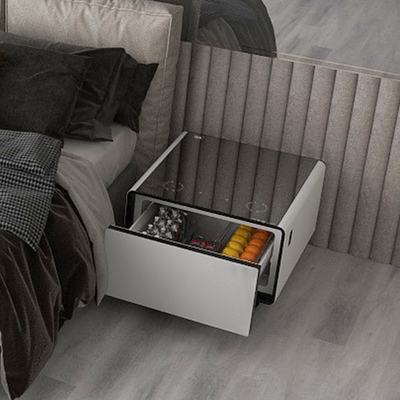 2024 Meubles multifonctionnels pour table basse intelligente avec mini réfrigérateur et recharge sans fil