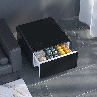220240110V Mini-réfrigérateur avec charge sans fil et Smart Coffee Table 65L