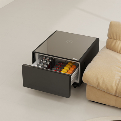 Meubles pour la maison Réfrigérateur Table de côté à écran tactile avec une consommation d'énergie de 0,32 kWh/24h