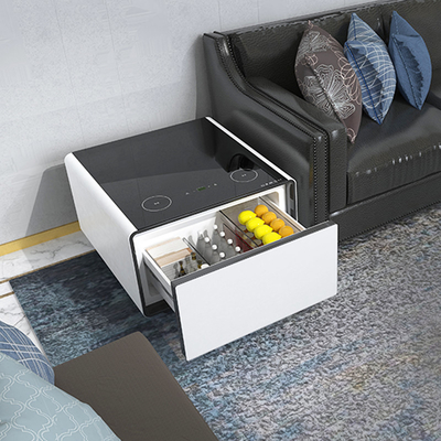 Meubles pour la maison Réfrigérateur Table de côté à écran tactile avec une consommation d'énergie de 0,32 kWh/24h