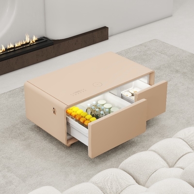 Meubles intelligents de couleur de 90L avec chargeur USB sans fil multifonctionnel et mini réfrigérateur