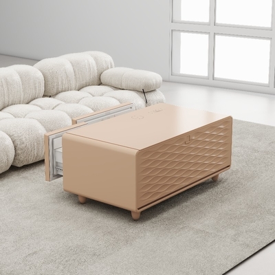 Meubles intelligents de couleur de 90L avec chargeur USB sans fil multifonctionnel et mini réfrigérateur