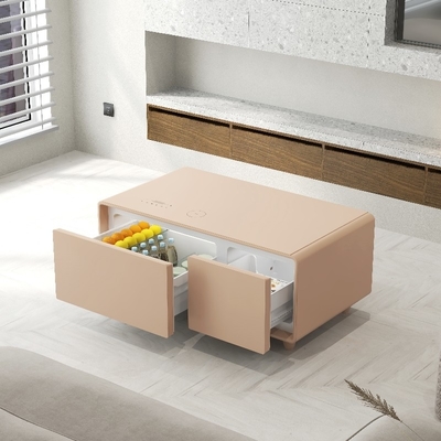 Meubles intelligents de couleur de 90L avec chargeur USB sans fil multifonctionnel et mini réfrigérateur