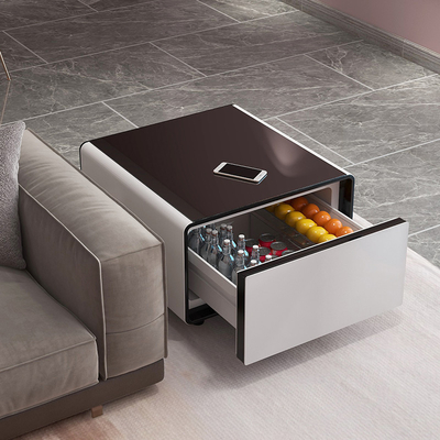 673*705*460mm Salon de luxe Petit réfrigérateur avec recharge sans fil Dès 2024