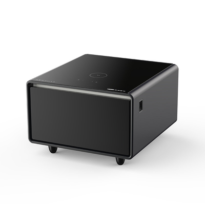 Réfrigérateur 65L Mini-réfrigérateur latéral pour table à thé multifonctionnelle et table à café intelligente