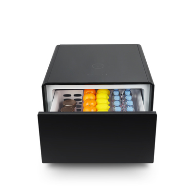 Refrigerateur à table à café intelligente, refroidisseur de vin rouge, meuble à porte en verre imprimé en 3D